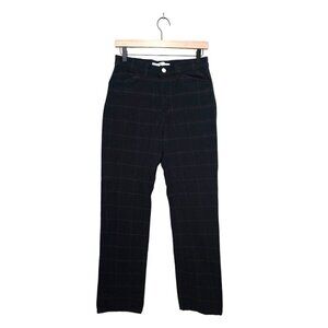 Tommy Hilfiger Vintage Windowpane High Rise Straight Leg Pants Sz 6